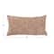 Hello Honey® Rust Woven Cotton Blend Lumbar Pillow